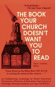 The Book your church doesn't want you to read by Tim C. Leedom
