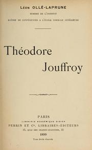 Cover of: Théodore Jouffroy
