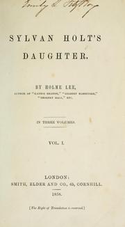 Cover of: Sylvan Holt's daughter