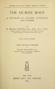Cover of: Human body: a text-book of anatomy, physiology and hygiene.