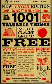 Cover of: 1001 valuable things you can get free.