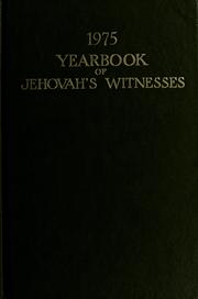 Cover of: 1975 Yearbook of Jehovah's witnesses containing report for the service year of 1974: also daily texts and comments.