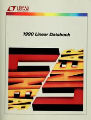 1990 linear detabook by Linear Technology Corporation.