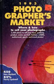 Cover of: 1993 Photographer's market by edited by Michael Willins ; assisted by Pat Beusterien.