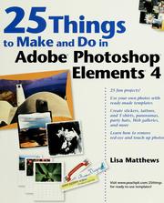 Cover of: 25 things to make and do in Adobe Photoshop Elements 4