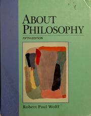 Cover of: About philosophy