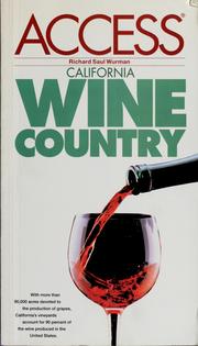 Cover of: Access California wine country