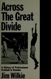 Cover of: Across the great divide
