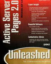 Cover of: Active Server Pages 2.0 unleashed