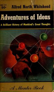 Cover of: Adventures of ideas by Alfred North Whitehead