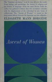 Cover of: Ascent of woman. by Elisabeth Mann Borgese