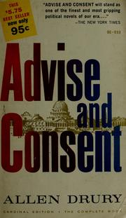 Cover of: Advise and consent.