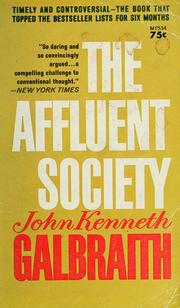 Cover of: The affluent society. by John Kenneth Galbraith