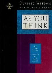 Cover of: As you think by James Allen