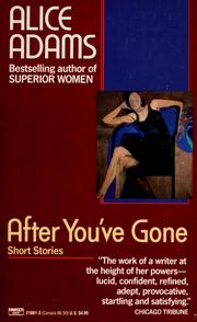 Cover of: After you've gone by Alice Adams