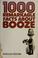 Cover of: 1,000 remarkable facts about booze