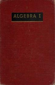 Cover of: Algebra I