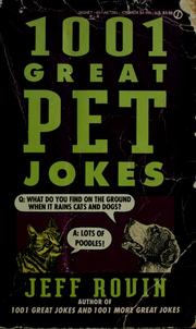 Cover of: 1001 Great Pet Jokes by Jeff Rovin