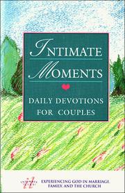 Cover of: Intimate moments: daily devotions for couples