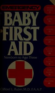 Cover of: Baby First Aid by Clifford L. Rubin