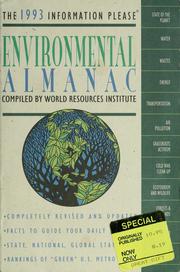 Cover of: The 1993 information please environmental almanac by compiled by World Resources Institute.