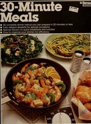 Cover of: 30-minute meals by Susan E. Mitchell