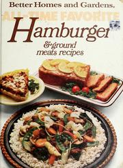 Cover of: All-time favorite: hamburger and gromeats recipes
