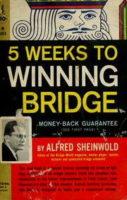5 weeks to winning bridge by Alfred Sheinwold