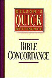 Bible concordance by Ronald F. Youngblood