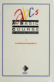 Cover of: ABCs: a basic course for association leaders