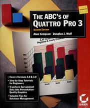 Cover of: The ABC's of Quattro pro 3 by Simpson, Alan