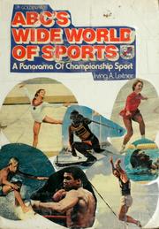 Cover of: ABC's wide world of sports by Irving A. Leitner