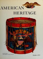 Cover of: American Heritage: October 1959: Volume X, Number 6.