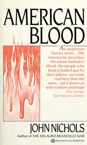 Cover of: American blood by John Treadwell Nichols