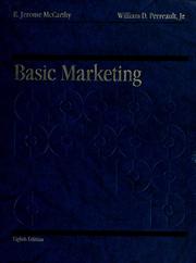 Cover of: Basic marketing by E. Jerome McCarthy