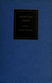 Cover of: Accounting theory by Eldon S. Hendriksen
