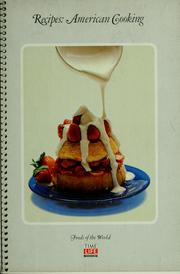 Cover of: American cooking: recipes.