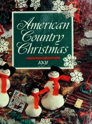 Cover of: American country Christmas, 1991