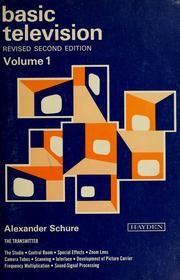 Cover of: Basic television by Alexander Schure
