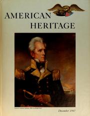 Cover of: American heritage: December 1960, vol. XII, no. 1.