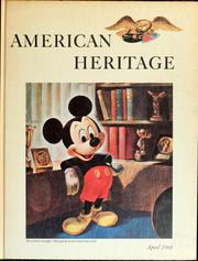 Cover of: American heritage.: April 1968, vol. XIX, no. 3.