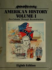 Cover of: American history. by editor, Robert James Maddox.