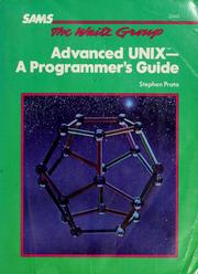 Cover of: Advanced UNIX by Stephen Prata