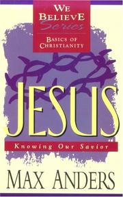 Cover of: Jesus: knowing our Saviour