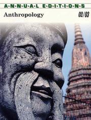Cover of: Annual Editions Anthropology: 2002/2003 (Annual Editions : Anthropology)