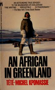 Cover of: An African in Greenland