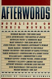Cover of: Afterwords by edited by Thomas McCormack.