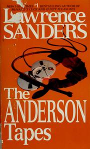 Cover of: The Anderson tapes by Lawrence Sanders