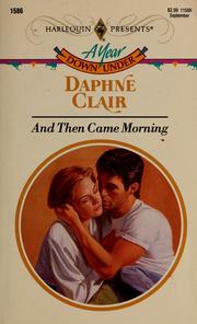 Cover of: And then came morning
