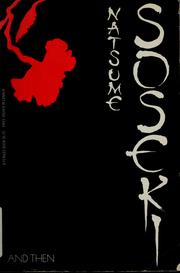 Cover of: And then: Natsume Soseki's novel Sorekara